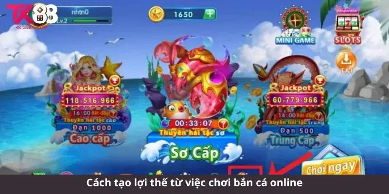 Cách tạo lợi thế từ việc chơi bắn cá online