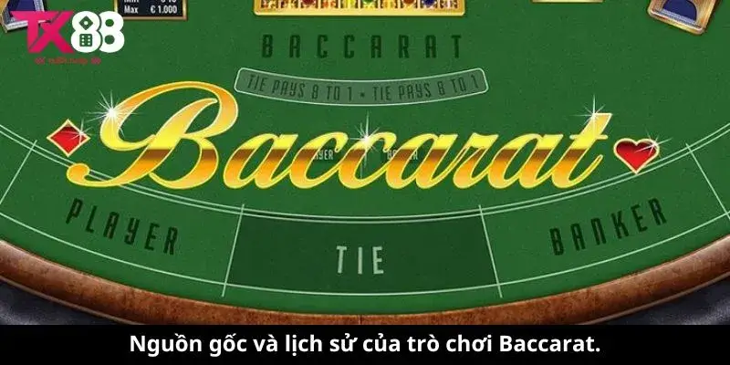 Nguồn gốc và lịch sử của trò chơi Baccarat.