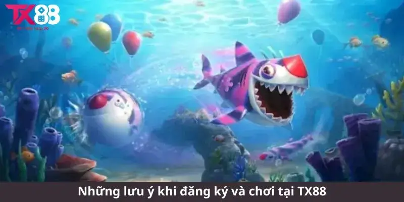 Những lưu ý khi đăng ký và chơi tại TX88